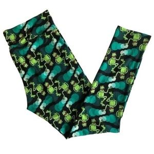 LuLaRoe Kermit the Frog Leggings—Tall and Curvy